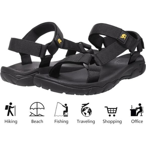 Mens Hiking Sandals Waterproof Open Toe Outdoor Sport Walking Beach Shoes main image 5